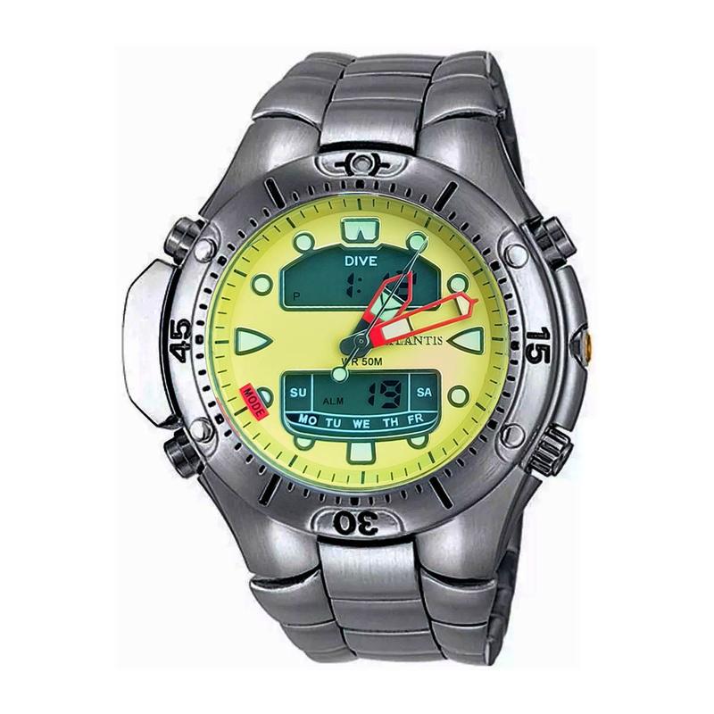 Relógio Masculino Digital Atlantis Aqualand G3154 Catraca